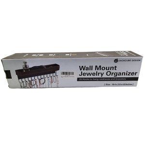 jackcube design wall mount jewelry organizer new